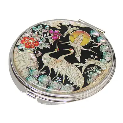 Mother-of-Pearl Hand Mirror Royal Crane 4