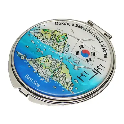 Mother-of-Pearl Hand Mirror - Dokdo