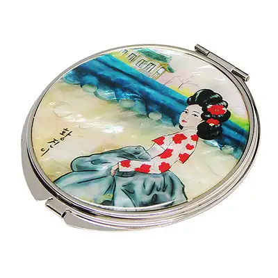 Mother-of-Pearl Hand Mirror - Hwang Jini
