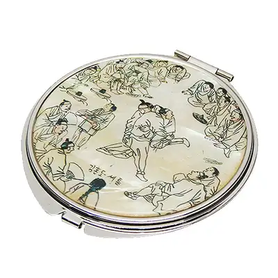 Mother-of-Pearl Hand Mirror Ssireum