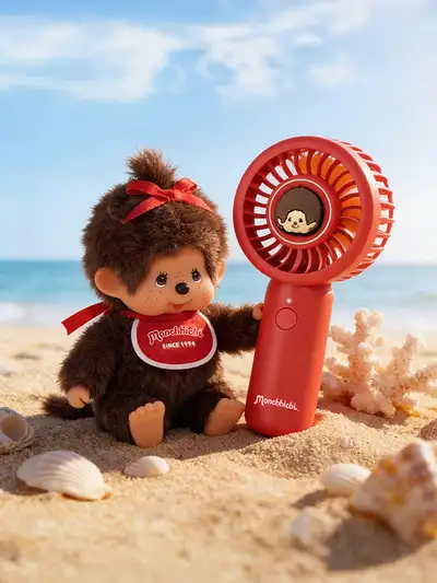 Monchichi Handy Fan