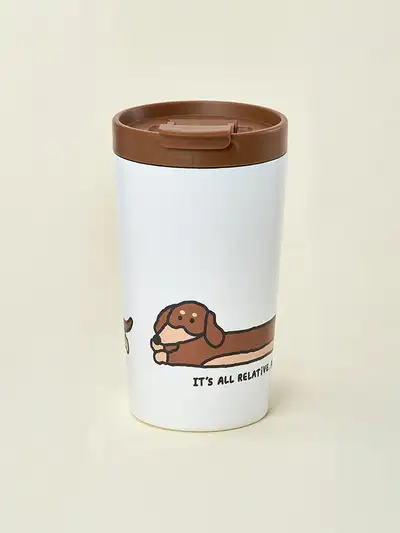 Jogu Man Woody Flip Cap Tumbler (420ml)