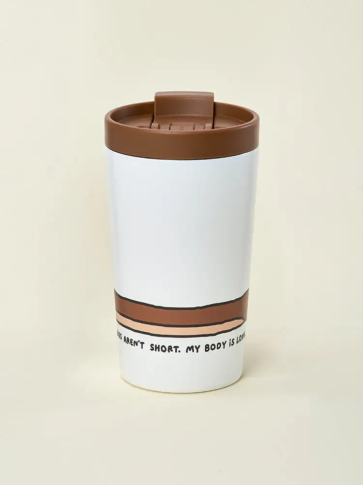 Jogu Man Woody Flip Cap Tumbler (420ml) — 2
