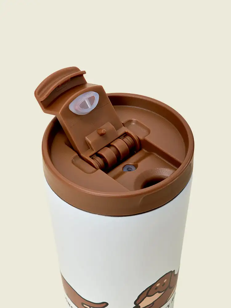 Jogu Man Woody Flip Cap Tumbler (420ml) — 4