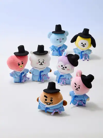 BT21 K-Scholar Plush Keyring