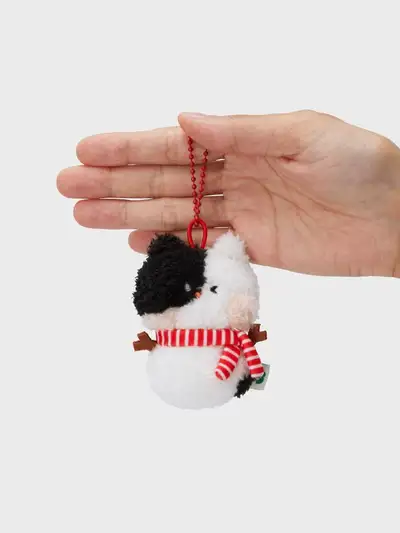 Line Friends Jennie Mini Mini Ni Holiday Plush Keyring