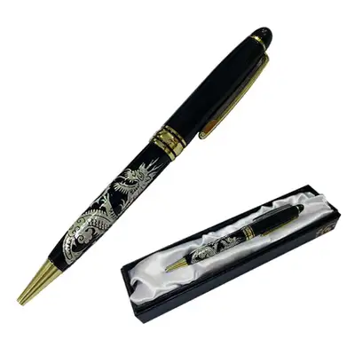 Natural Mother-of-Pearl Ballpoint Pen - Dragon