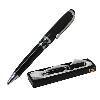 Natural Mother-of-Pearl Ball Pen with Diamond Pattern