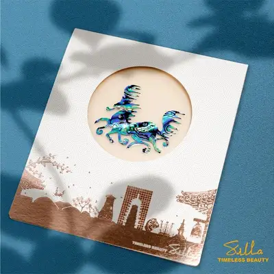 Timeless Beauty- SilLa 天马图贝壳贴纸