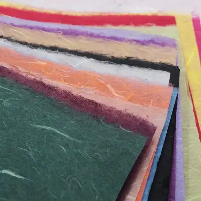 Traditional Korean Hanji Wrapping Paper (5 Sheets) - Mulberry Hanji, Natural Material Hanji, and Dyed Hanji