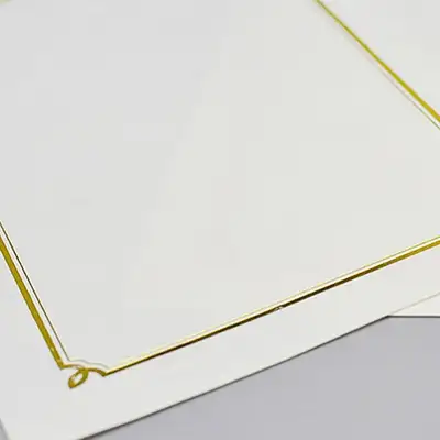 Soonunyong Gold Foil Hanji Certificate Paper