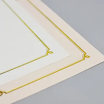 Dak Scent Hanji Gold Foil Certificate Paper