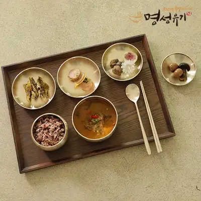 Myeongseong Bangja Yogi Royal Style Single-Serving Bansang Set (Solo Dining Bowl Set)