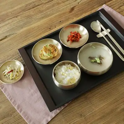 [Myeongseong Yugi] Bangjja Yugi Practical Shinok Tableware 1-Person Bapsang Set Yugi Bowl Yugi Bowl Set