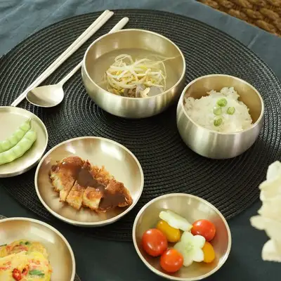 Myeongseong Yugi Bangjja Sinok Tableware 1-Person Set (includes Cutlery)