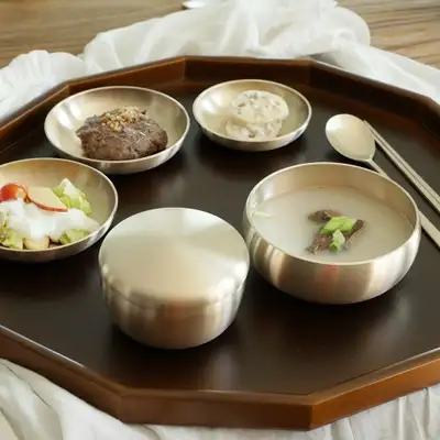 Myeongseong Yugi Bangja Yugi Shinok Tableware 1-Person Bansang Rice Bowl Set