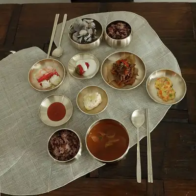 明成傳統鍋具 放射鍋具 梅花 2人飯桌套裝