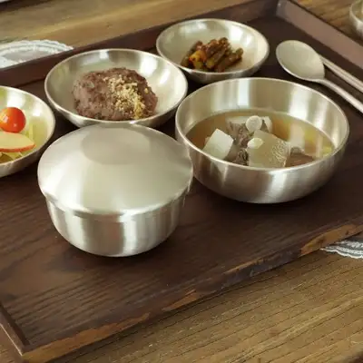 明城銅器 方磋 玉式器 鴛鴦套組 銅碗