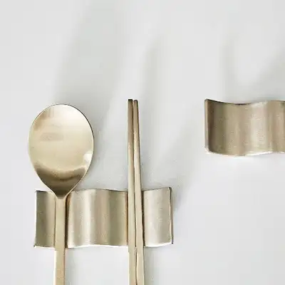 Myeongseong Yugi Bangjja Butterfly Spoon Rest 1p Holder