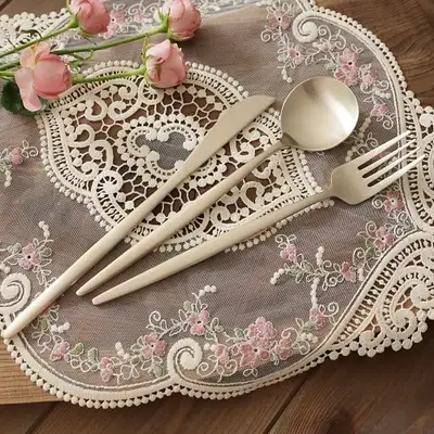 Myeongseong Yugi Luna Western Cutlery 3-Piece Set (Spoon, Fork, Knife)