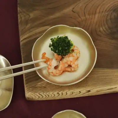 Myeongseong Yugi Bangja Flower Dish No. 1 10cm Flower Plate