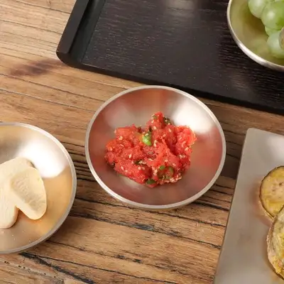 [Myeongseong Yugi] Bangja Yugi Sauce Dish (Diameter 7cm)