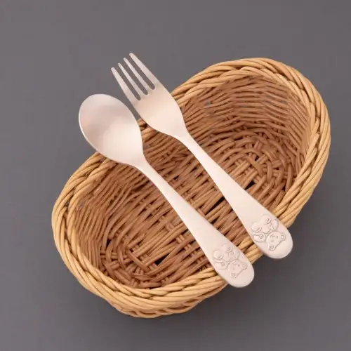 [Myungsung Yugi] Bear Toddler Spoon and Fork Set