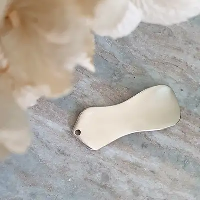 Myeongseong Yugi Bangjja Portable Shoe Horn & Gua Sha Massage Tool with Custom Message Engraving