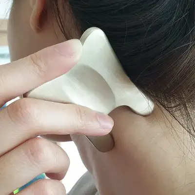 [Myungsung Yugi] Eye Pressure Yugi Gua Sha Massager – Face Gua Sha, Scalp Gua Sha, Meridian Massage Tool