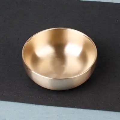 Myungsung Yugi Brass Rice Bowl Gua Sha Massager