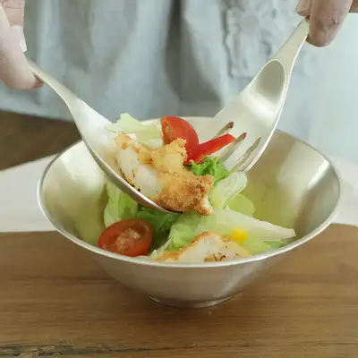 Myungsung Yugi Bangja Moon Serving Spoon Cooking Fork Stir-Fry Spatula