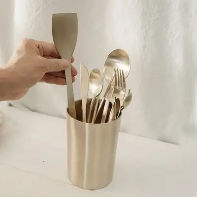 Myungsung Yugi Brass Utensil Holder