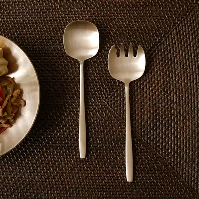 Nottdam Bangjja Yugi Serving Spoon and Fork Set