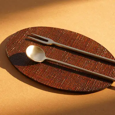 Bangjja Yugi Cherry Tea Spoon & Tea Fork 2-Piece Set