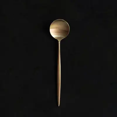 Bangja Yugi Brass Tableware Dessert Spoon