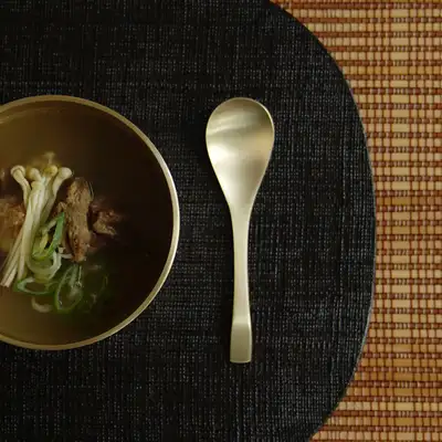 Bangja Yugi Brass Udon Spoon 2P
