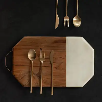 Bangja Yugi Yugi Blanc Dinner Cutlery 2-Person Set 6-Piece