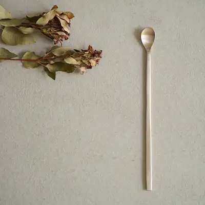 Bangjja Yugi Brass Long Tea Spoon