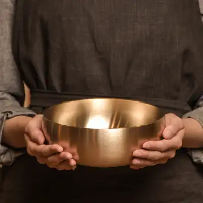 Bangjja Yugi Traditional Brass Rice Bowl