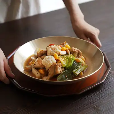 Bangjja Yougi Brass Salad Bowl No. 4