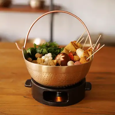 Bangja Yugi Shabu-Shabu Pot with Handle - Medium