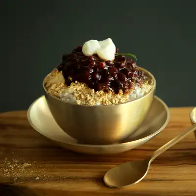 Notdam Traditional Notgeum Bingsu Bowl (Single-Serving)