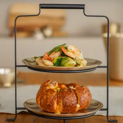 Black Iron Tea Tray