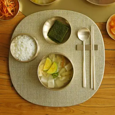 Domestic-Made Lacquer Square Tray Silver