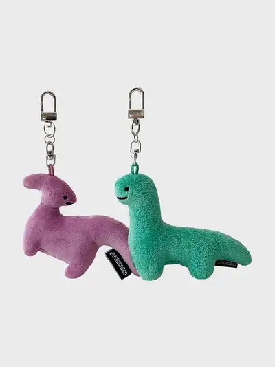 Joku Man Four-Legged Dinosaur Character Plush Keyring