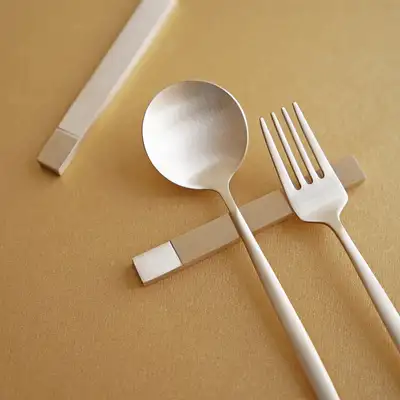 Bangja Yugi Two-Tone Spoon Rest