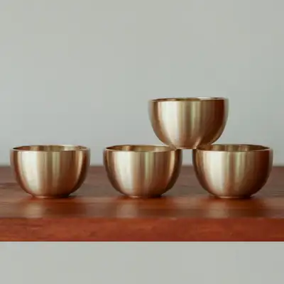 Bangjja Yugi Moon-Shaped Soju Cup 4-Piece Set