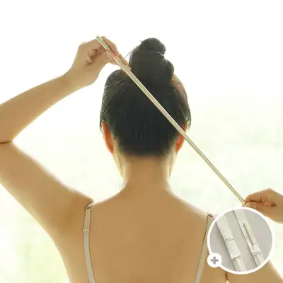 Bangjja Yugi Long Stick Gua Sha Massage Tool 50cm + Gua Sha Pouch Set