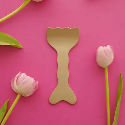 [Free Jeogori Included] Bangja Yugi Tulip Scalp Gua Sha Massager