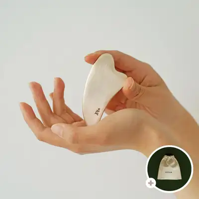 Mini Heart Gua Sha Massage Tool with Pouch Gift